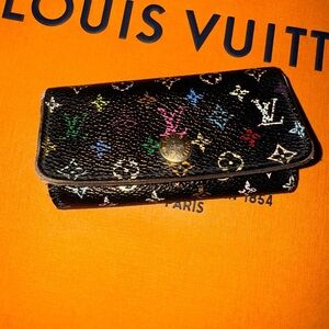 Louis Vuitton Black Murakami key holder, Timeless Elegance